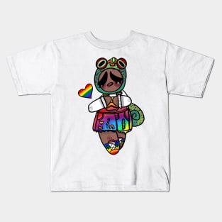 Lgbtq pride whoman Kids T-Shirt